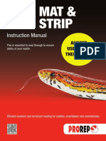 Pro Rep Heat Mat Strip Instruction Manual A5 SML