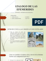 CATALOGO DE LAS EFEMERIDES ACTUALIZADOss