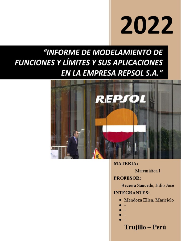 Repsol Informe | PDF | Petróleo