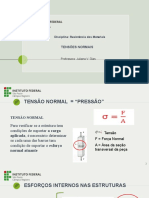 Resistência dos materiais: tensões normais e exercícios