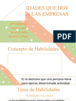 Habilidades empresas