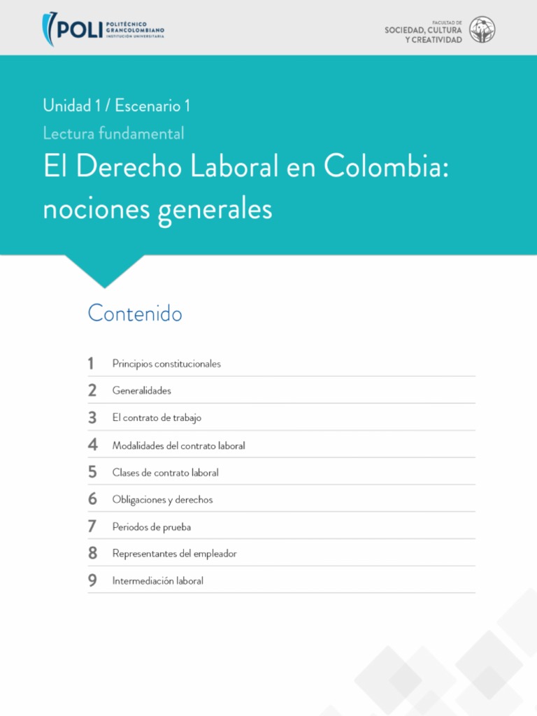 Derecho Laboral en Colombia PDF