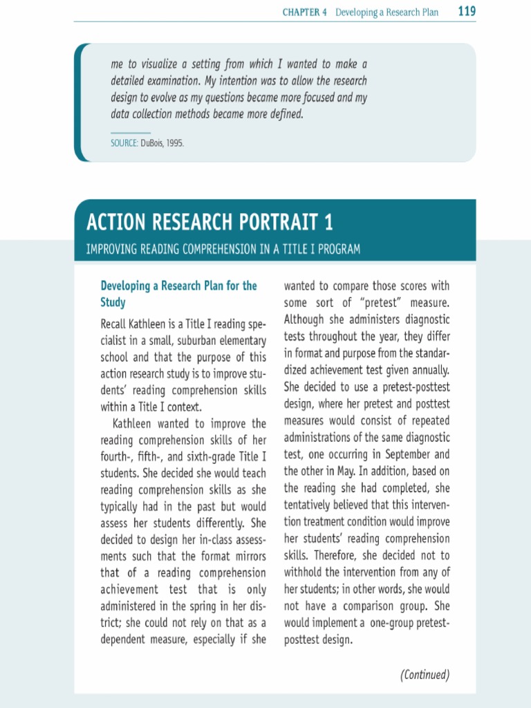 A SAMPLE ACTION RESEARCH | PDF