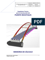 Memoria de Cálculo - Puente Rocotales