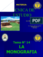 Tema 14, 15 y 16 - La Monografia - El Ensayo - Exposicion Oral