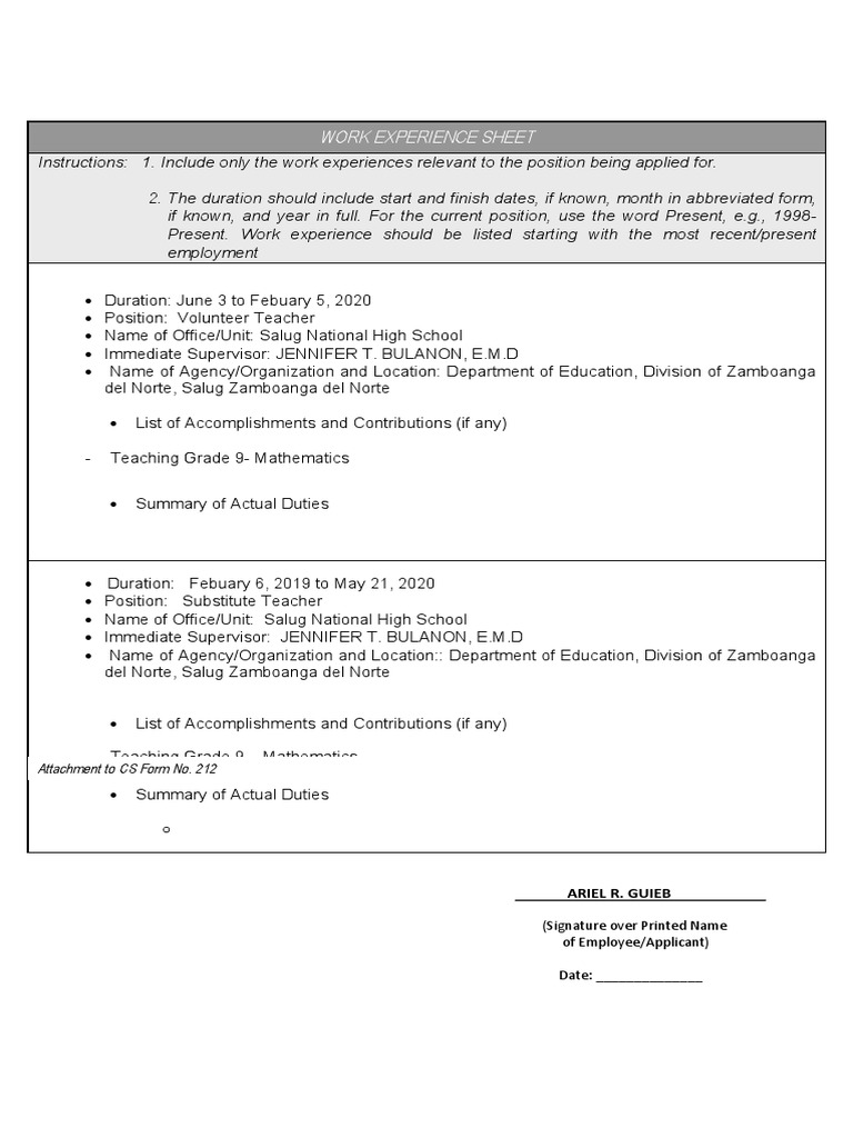 1621515438cs-form-no-212-work-experience-sheet-blank-form-pdf