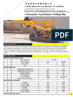 DRC300 Crawler Pneumatic Top Hammer Drilling Rig