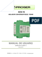 Manual ACS-1S-REV C