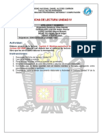 Ficha de Lectura Unidad IV. Ensayo