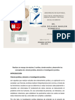 Ciencia Jurídica, Derecho e Investigación Jurídica