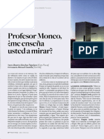 Profesor Moneo, ¿Me Enseña Usted A Mirar?: Beatriz Sánchez Tajadura (Com Fia 15) Manuel Castells (Com 87)