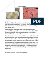 Pathnugget: Honeycomb Honeycomb Appearance in Bronchiectasis