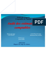 Audit Des Estimations Comp Tables