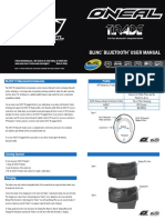 Blinc Bluetooth User Manual: Full Face Bluetooth® Integrated Helmet