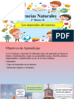 Materiales naturales 1° básico