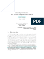 Niños hiperexcitados: una revisión del periodo de latencia