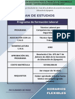 Plan de Estudios Técnico Vial SEGVIAL