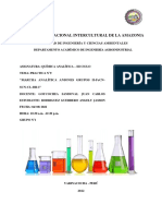 Informe N°9 Química Analítica