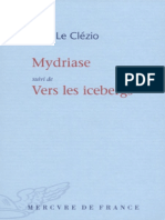 Jean-Marie Gustave Le Clezio - Mydriase - Vers Les Icebergs