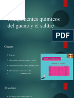 Componentes Químicos Del Guano y El Salitre