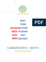 Mid-Year Accomplishment Report