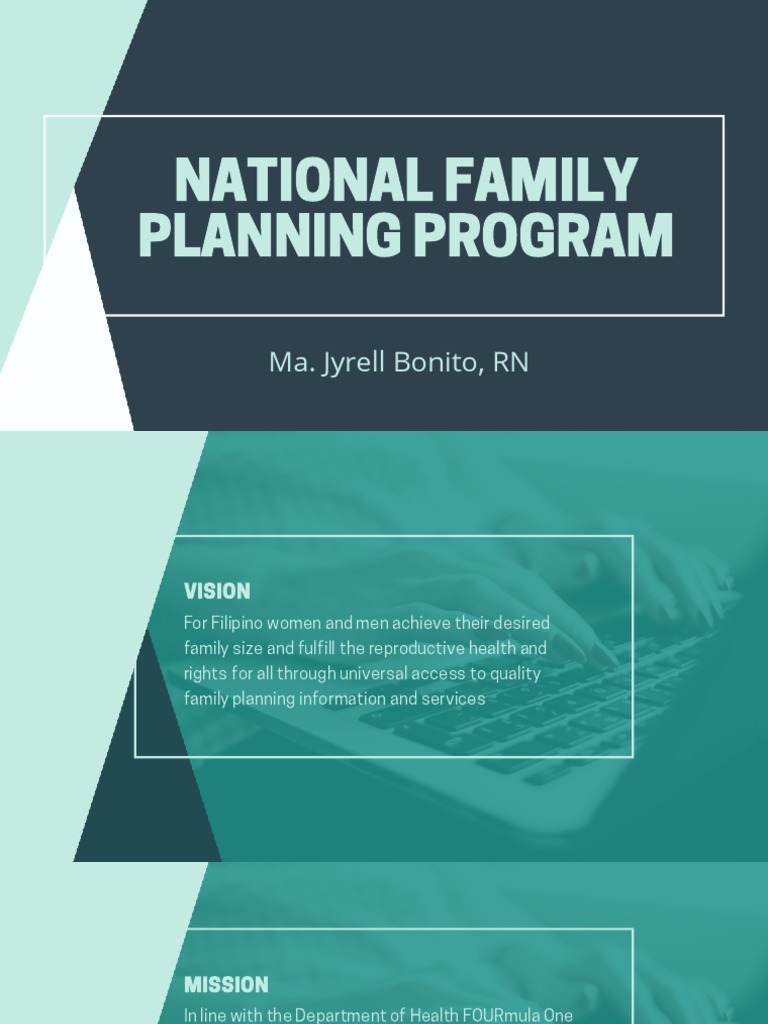 NATIONAL FAMILY PLANNING PROGRAM PDF Family Planning Health Sciences