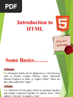 Module - 2 - HTML5Introduction To HTML5