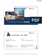 Bagian I - Undang-Undang Kepabeanan - Presentasi