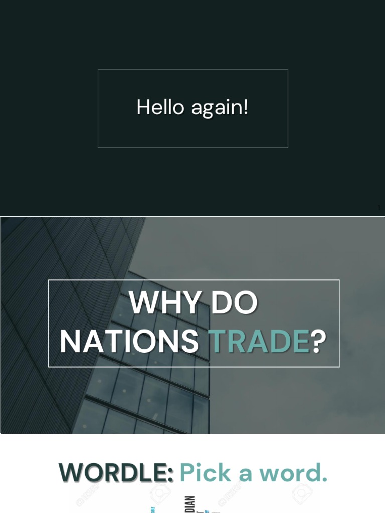 Lesson 2 Why Nations Trade Download Free Pdf Taxes
