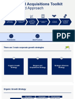 Mergers and Acquisitions Toolkit - Overview and Approach