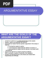 Argumentative Essay Powerpoint