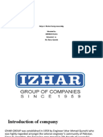 Subject: Media Entrepreneurship: Submitted By: Shehroz Raza Mr. Sheraz Qureshi
