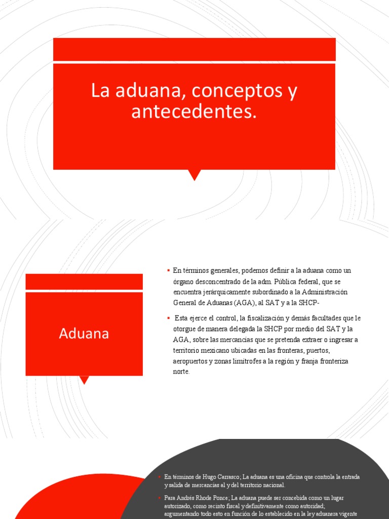 1 La Aduana Historia Y Antecedentes Descargar Gratis Pdf Aduana