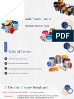 Overview of Water-Based Paint