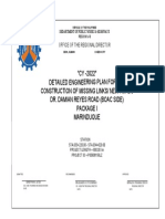 "CY - 2022" Detailed Engineering Plan For The Construction of Missing Links/ New Roads Dr. Damian Reyes Road (Boac Side) Package I Marinduque