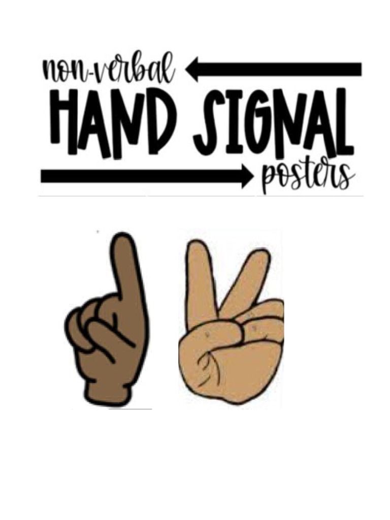 Hand Signals PDF