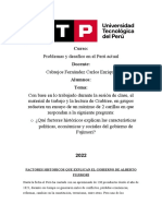 El Fujimorato Régimen Económico y Corrupción Practica Calificada 3 .S14