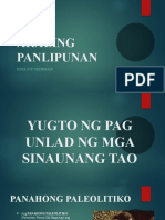 Yugto NG Pag-Unlad NG Sinaunang Tao