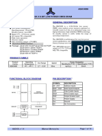 Features General Description: AUGUST 2009 AS6C4008