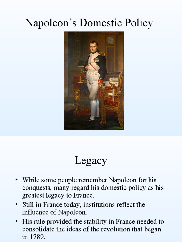 3Napoleon Domestic Policy PDF Banks Taxes