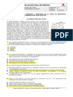 Ajustada Bimestral Noveno Tercer Periodo - Comprension Lectora