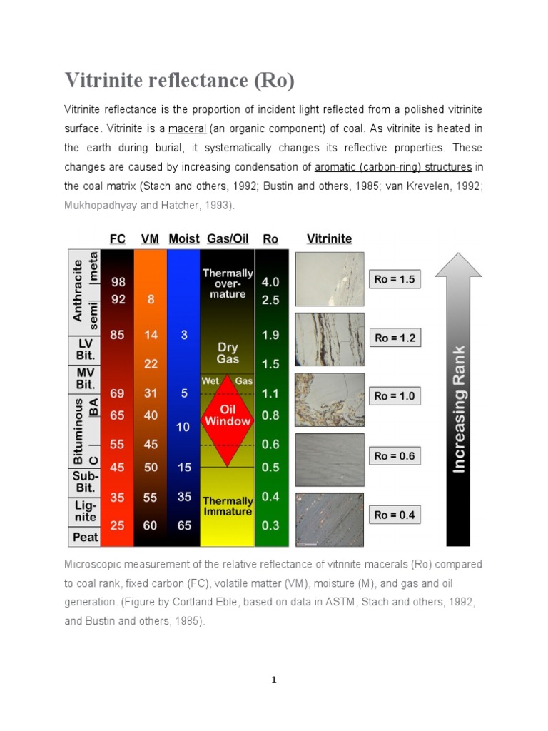 Vitrinite Reflectance | Download Free PDF | Anisotropy | Chemistry