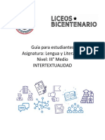 Guía Intertextualidad (1) 3M Estudiante