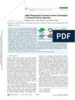 2019-Highly Sensitive Flexible Piezoresistive Pressure Sensor Developed Using Biomimetically Textured Porous Materials