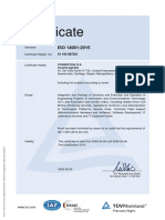 Certificado ISO 14001 EN