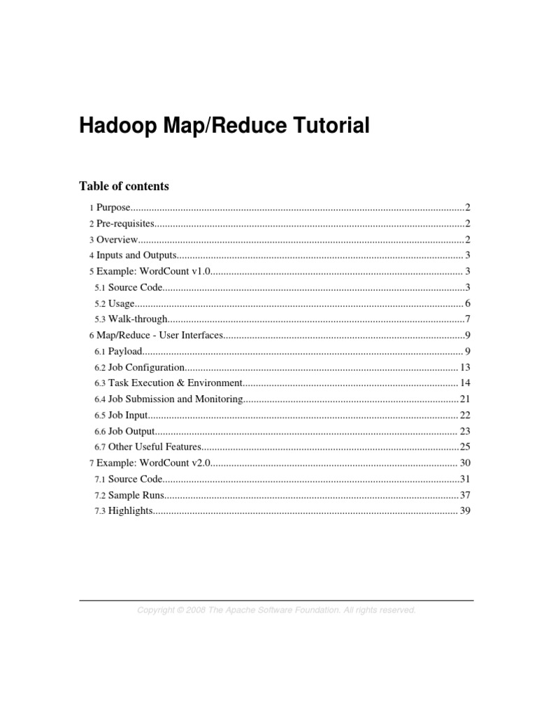 Hadoop Map/Reduce Tutorial Guide | PDF