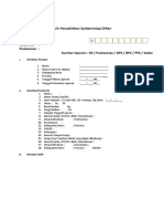 Form DIF-1 - Formulir Penyelidikan Epidemiologi Difteri