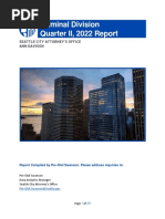Seattle City Attorney Progress Report For Q2