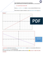 Función Afín y Función Lineal, Noveno