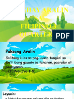 Lesson Plan in Filipino 3 Quarter 4